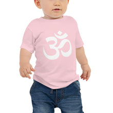 Load image into Gallery viewer, Baby Jersey Short Sleeve Tee with Om Symbol