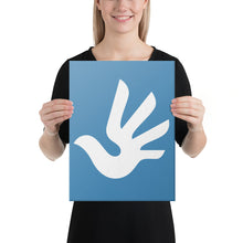 Load image into Gallery viewer, Canvas Print with Human Rights Symbol