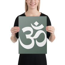 Load image into Gallery viewer, Canvas Print with Om Symbol
