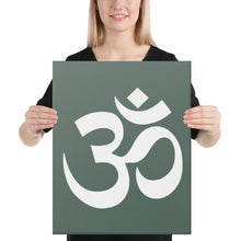 Load image into Gallery viewer, Canvas Print with Om Symbol