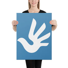 Load image into Gallery viewer, Canvas Print with Human Rights Symbol