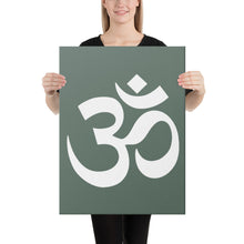 Load image into Gallery viewer, Canvas Print with Om Symbol