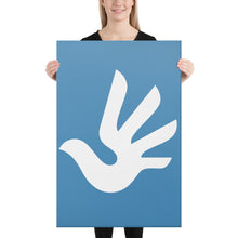 Load image into Gallery viewer, Canvas Print with Human Rights Symbol