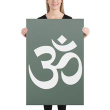 Load image into Gallery viewer, Canvas Print with Om Symbol