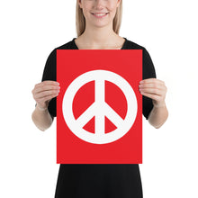 Load image into Gallery viewer, Poster with Peace Symbol