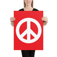 Load image into Gallery viewer, Poster with Peace Symbol