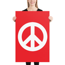 Load image into Gallery viewer, Poster with Peace Symbol