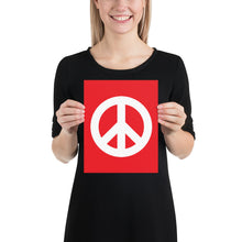 Load image into Gallery viewer, Poster with Peace Symbol