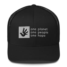 Load image into Gallery viewer, Structured, Mesh-Back Cap with Box Logo and Human Rights Symbol