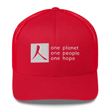 Load image into Gallery viewer, Structured, Mesh-Back Cap with Box Logo and Tagline