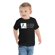 Load image into Gallery viewer, Toddler Short Sleeve Tee with Box Logo and Tagline