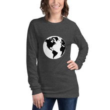 Load image into Gallery viewer, Unisex Long Sleeve Tee with Earth