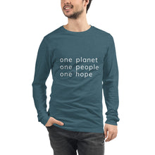 Load image into Gallery viewer, Unisex Long Sleeve Tee with Six Words
