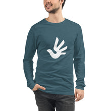 Load image into Gallery viewer, Unisex Long Sleeve Tee with Human Rights Symbol