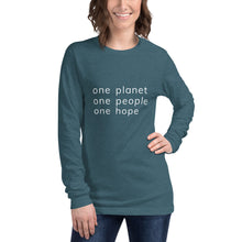 Load image into Gallery viewer, Unisex Long Sleeve Tee with Six Words