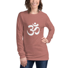 Load image into Gallery viewer, Unisex Long Sleeve Tee with Om Symbol