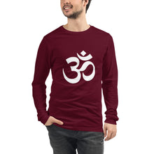 Load image into Gallery viewer, Unisex Long Sleeve Tee with Om Symbol