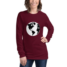 Load image into Gallery viewer, Unisex Long Sleeve Tee with Earth