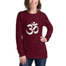 Load image into Gallery viewer, Unisex Long Sleeve Tee with Om Symbol