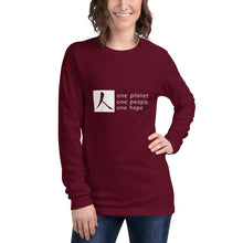 Load image into Gallery viewer, Unisex Long Sleeve Tee with Box Logo and Tagline