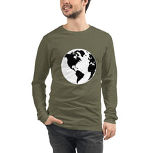 Load image into Gallery viewer, Unisex Long Sleeve Tee with Earth