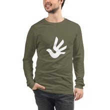 Load image into Gallery viewer, Unisex Long Sleeve Tee with Human Rights Symbol