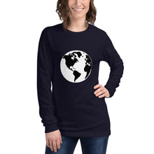Load image into Gallery viewer, Unisex Long Sleeve Tee with Earth