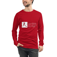 Load image into Gallery viewer, Unisex Long Sleeve Tee with Box Logo and Tagline