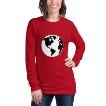 Load image into Gallery viewer, Unisex Long Sleeve Tee with Earth