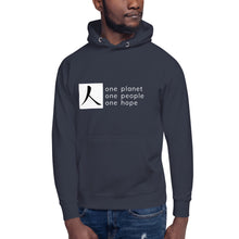 Load image into Gallery viewer, Unisex Hoodie with Box Logo and Tagline