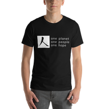 Load image into Gallery viewer, Short-Sleeve T-Shirt with Box Logo and Tagline