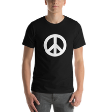 Load image into Gallery viewer, Short-Sleeve T-Shirt with Peace Symbol