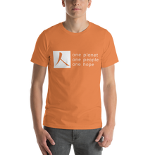 Load image into Gallery viewer, Short-Sleeve T-Shirt with Box Logo and Tagline