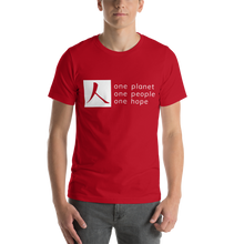 Load image into Gallery viewer, Short-Sleeve T-Shirt with Box Logo and Tagline