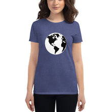 Load image into Gallery viewer, Women's short sleeve T-shirt with Earth