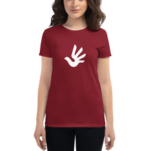 Load image into Gallery viewer, Women's short sleeve T-shirt with Human Rights Symbol