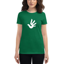Load image into Gallery viewer, Women's short sleeve T-shirt with Human Rights Symbol