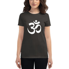 Load image into Gallery viewer, Women's short sleeve T-shirt with Om Symbol