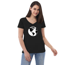 Load image into Gallery viewer, Women’s Recycled V-neck with Earth