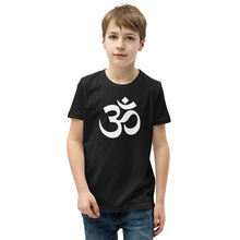 Load image into Gallery viewer, Youth Short Sleeve T-Shirt with Om Symbol