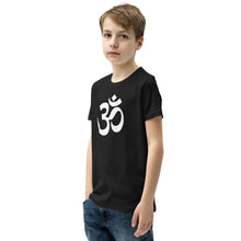 Load image into Gallery viewer, Youth Short Sleeve T-Shirt with Om Symbol