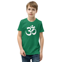 Load image into Gallery viewer, Youth Short Sleeve T-Shirt with Om Symbol
