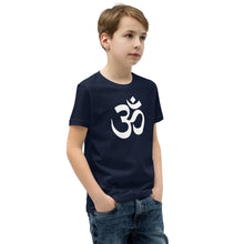 Load image into Gallery viewer, Youth Short Sleeve T-Shirt with Om Symbol