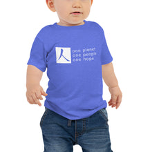 Load image into Gallery viewer, Baby Jersey Short Sleeve Tee with Box Logo and Tagline
