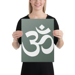 Canvas Print with Om Symbol
