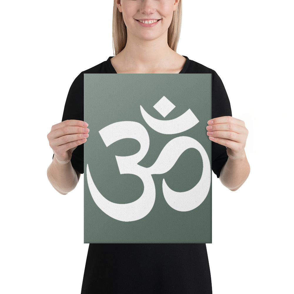 Canvas Print with Om Symbol