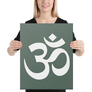 Canvas Print with Om Symbol