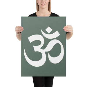 Canvas Print with Om Symbol