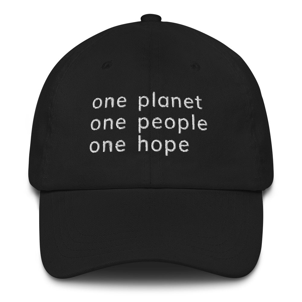 Low-Profile Cap with Six Words