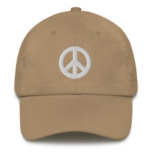 Load image into Gallery viewer, Low-Profile Cap with Peace Symbol
